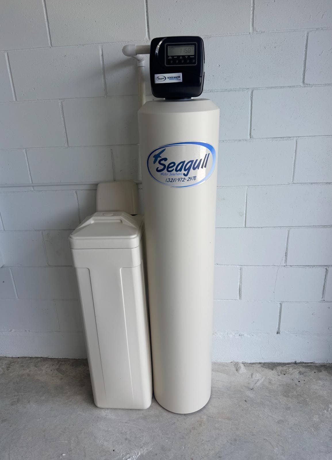 Seagull Water Solutions whole-house system installed to finish what the city water plant cannot, in an Orlando, FL home
