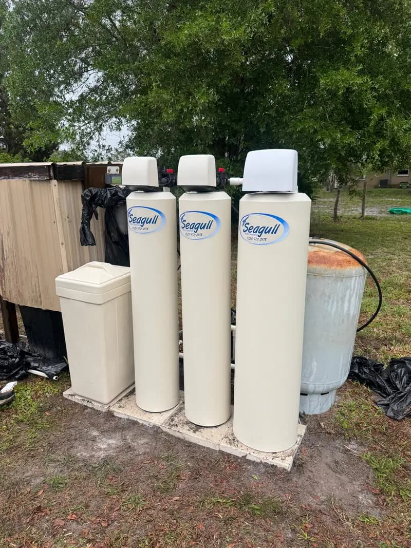 Example of a Seagull Water Solutions private-well treatment installation