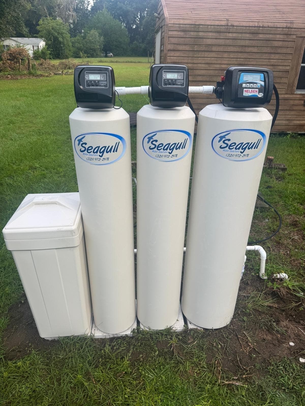 Well water treatment and filtration system installation by Seagull Water Solutions in Central Florida