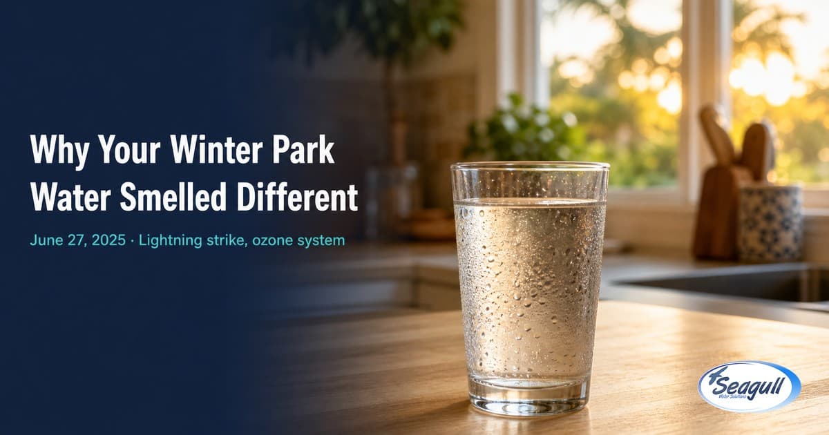 Why Winter Park's Water Smelled Different All Summer in 2025 (It Wasn't the Fluoride)